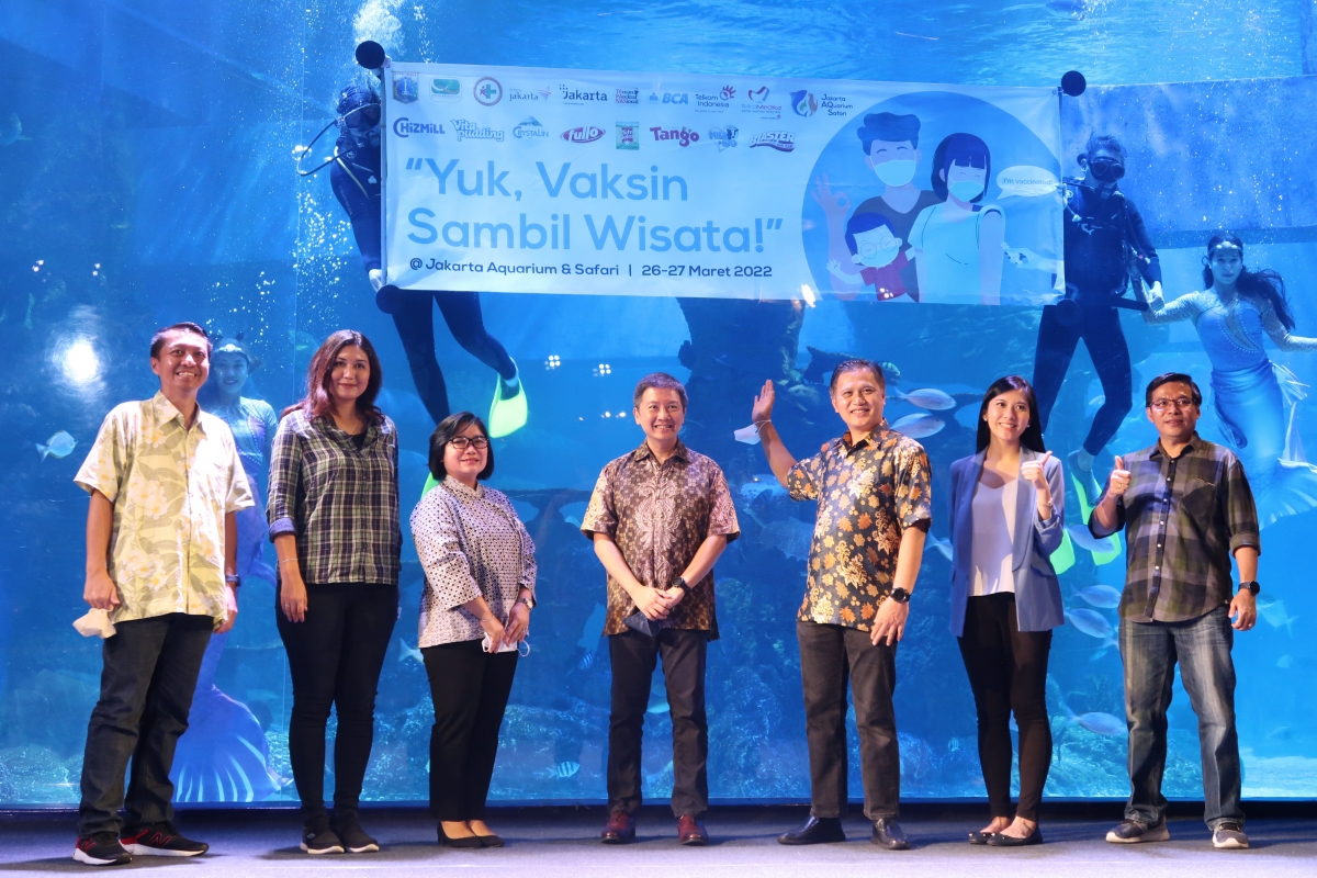 TelkoMedika Dukung Pelaksanaan Vaksinasi COVID-19 di Jakarta Aquarium