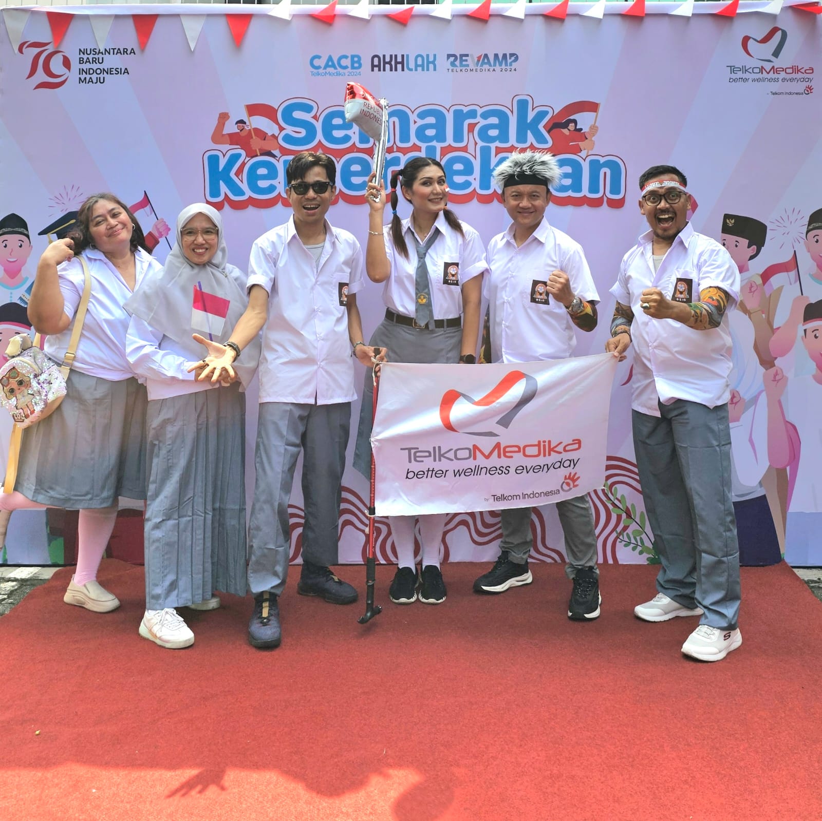 Semarak Kemerdekaan, Telkomedika Rayakan HUT RI ke-79: Back to School