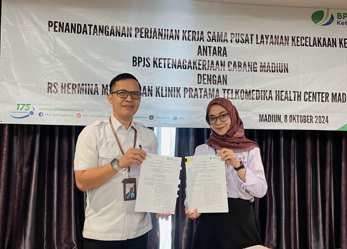 Sinergi Klinik Pratama Telkomedika Madiun dengan BPJS Ketenagakerjaan Dukung Layanan Kesehatan bagi Pekerja